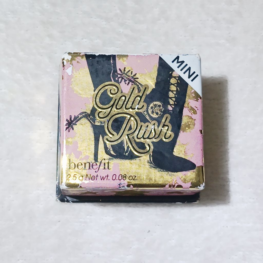 benefit gold rush shimmer blush