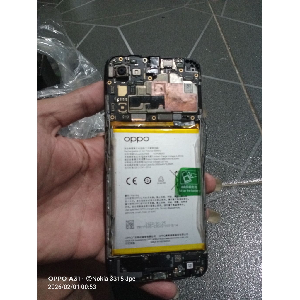 mesin normal Oppo a16