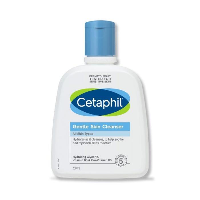 PROMO Cetaphil Gentle Skin Cleanser All Skin Types Bebas Sabun 250ml 250 ml Pembersih Wajah Kulit Se