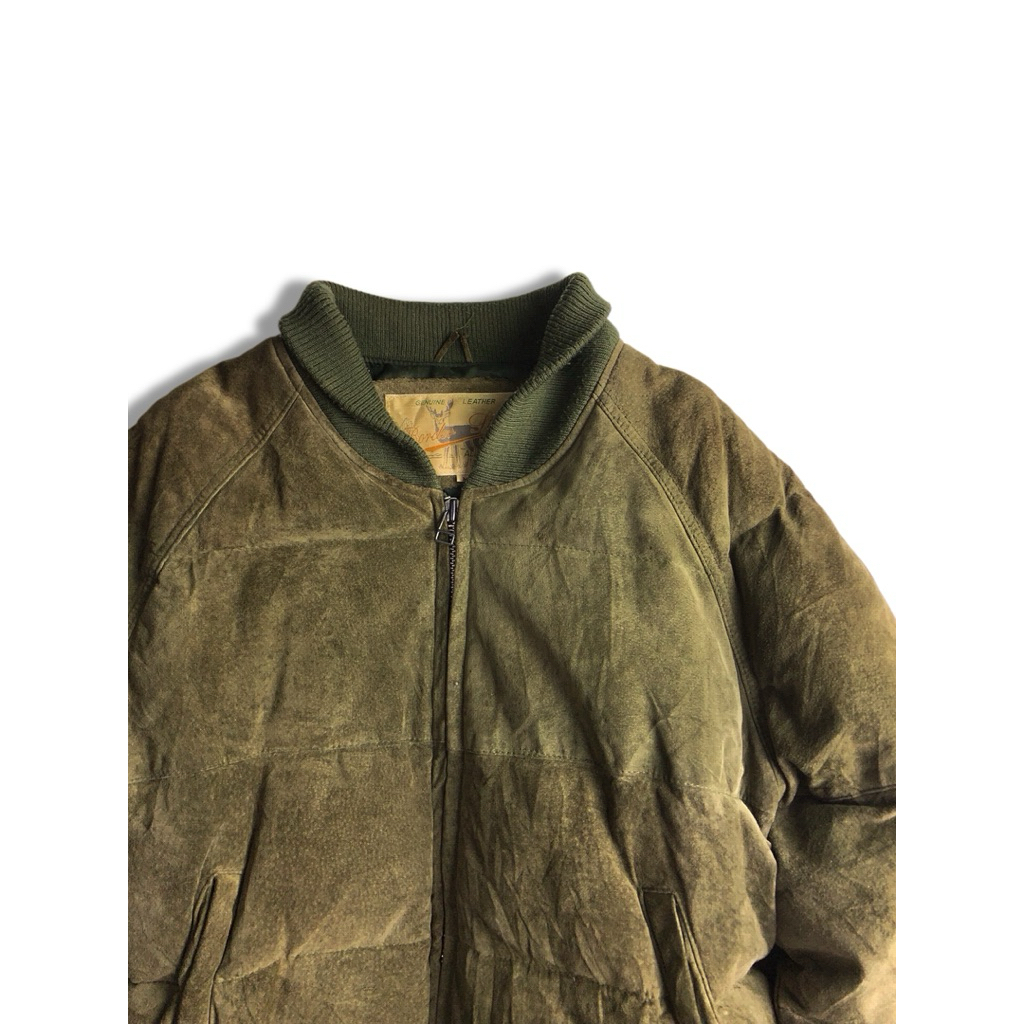 Bomber VTG Leather Suede
