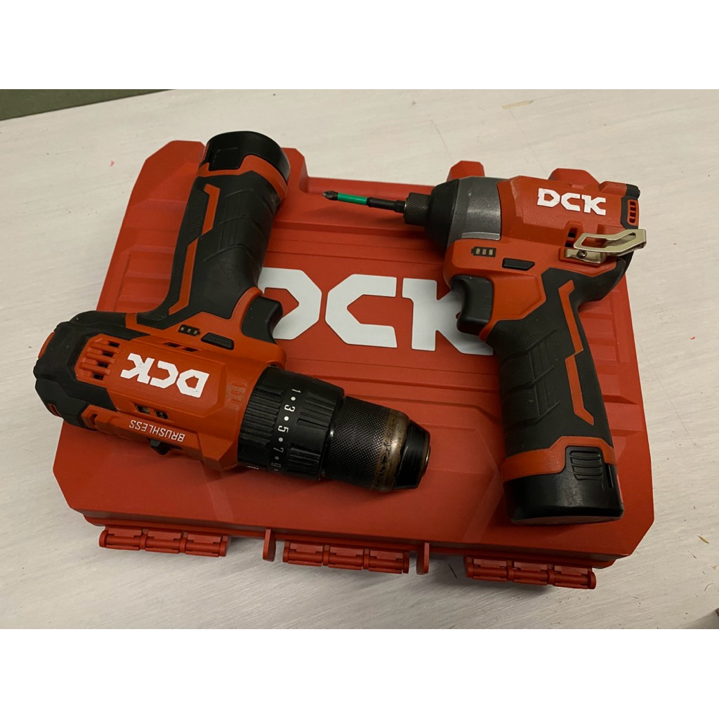 DCK impact driver + hammer drill set — NETT