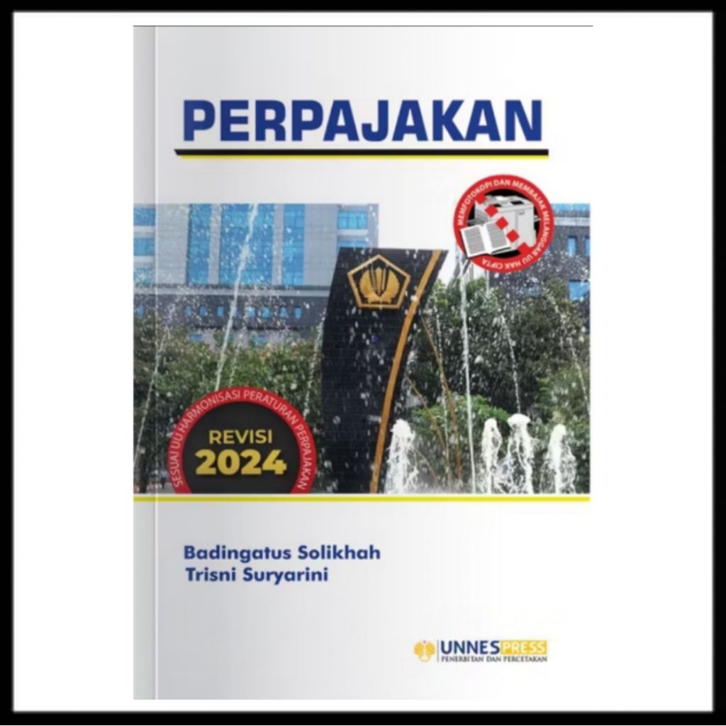 Buku Perpajakan 2024 Terbaru Sesuai UU Harmonisasi Peraturan Perpajakan