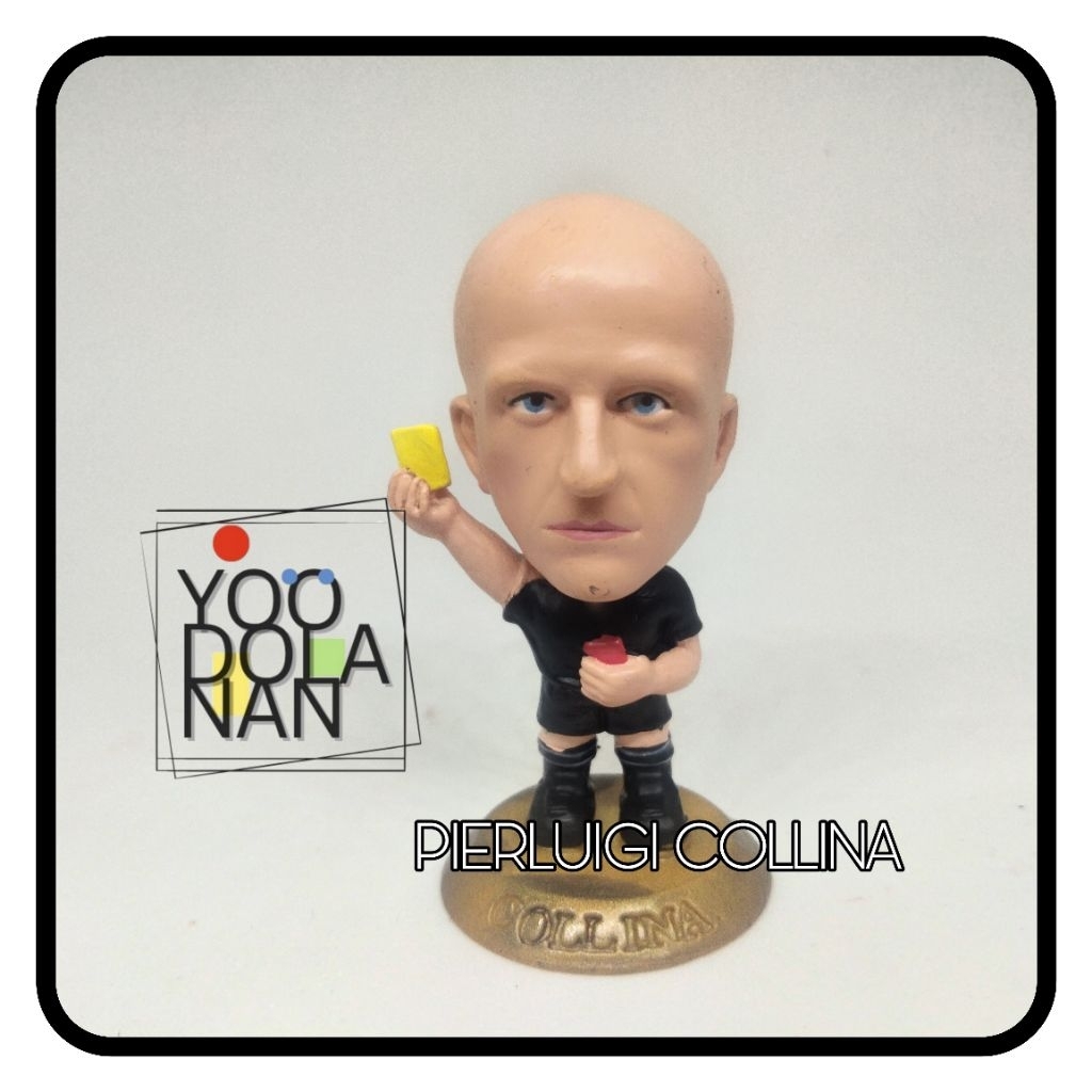 PIERLUIGI COLLINA - COACH REFEREE CORINTHIAN MICROSTARS SOCCERSTARZ FIGURE PEMAIN BOLA