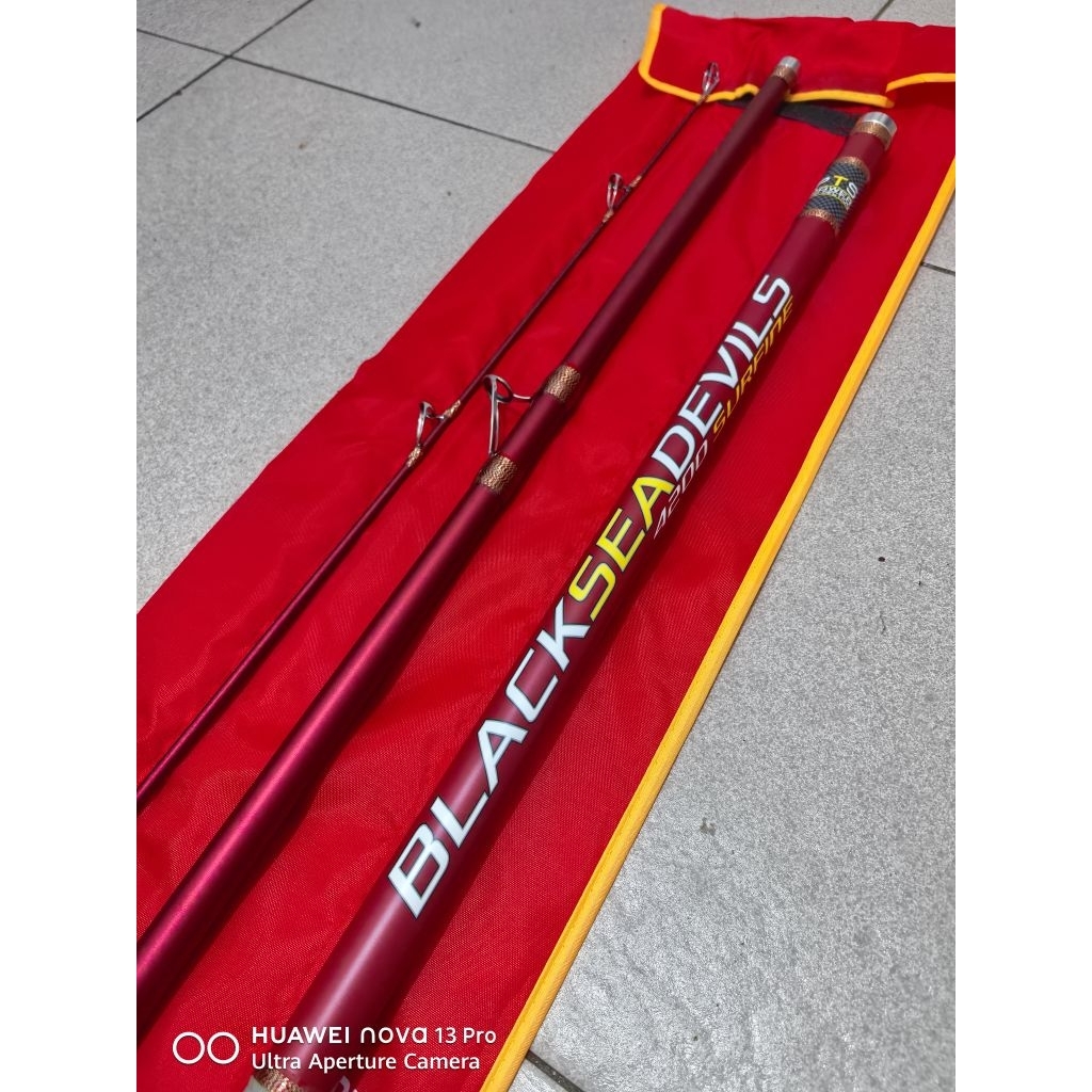 joran surf elito Black sea devil 420 cm