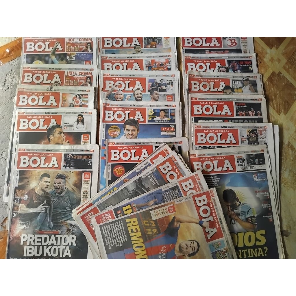 TABLOID BOLA - KORAN BOLA LAWAS