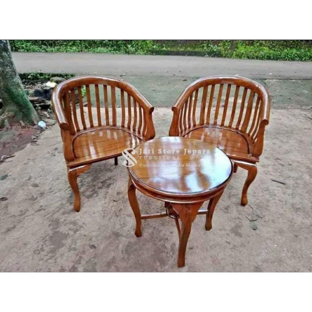 Kursi Teras Betawi, Kursi Teras Betawi Kurung, Kursi Teras Kayu Jati, Kursi Betawi Kurung Termurah K