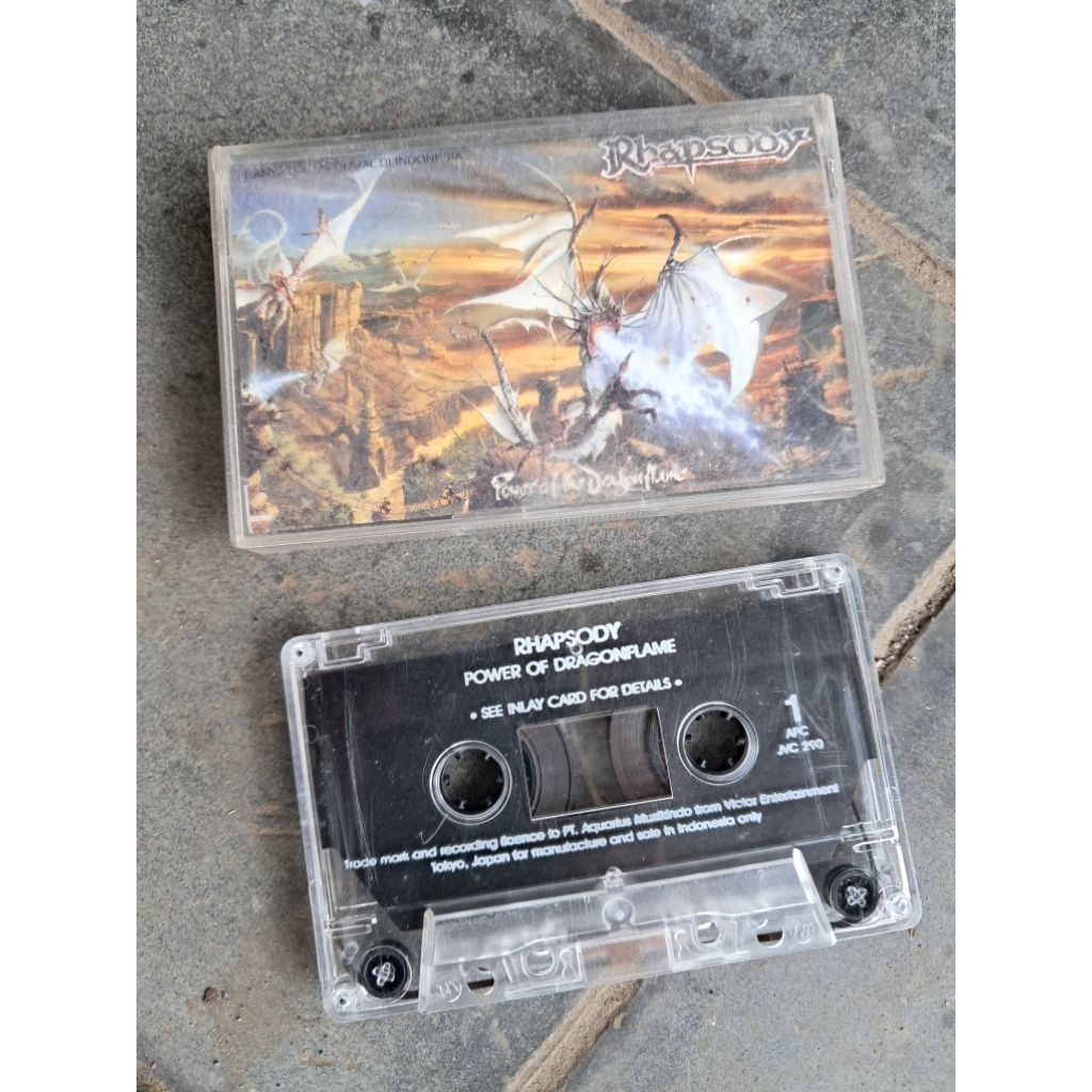 Kaset pita Rhapsody power of dragon nyala