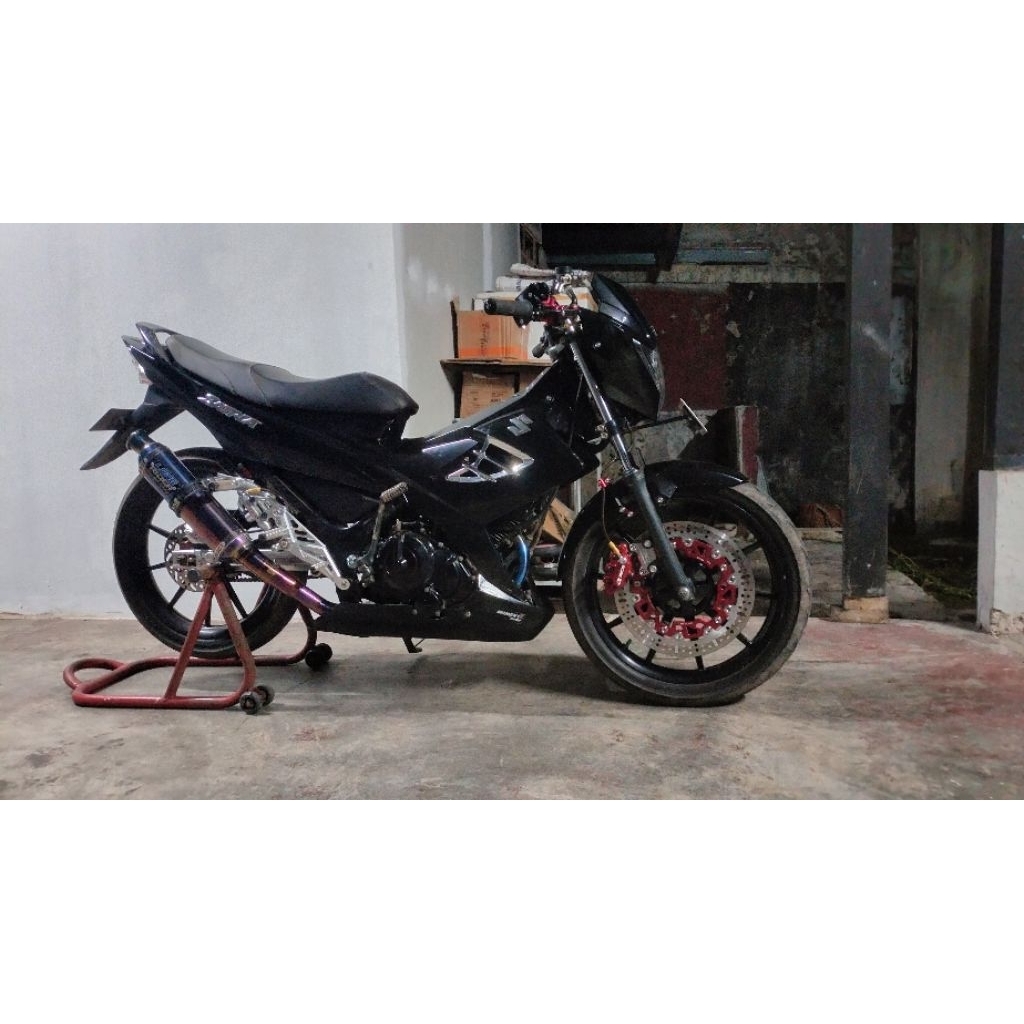 undercowl custom satria Fu FL bahan piber tahan panas knalpot