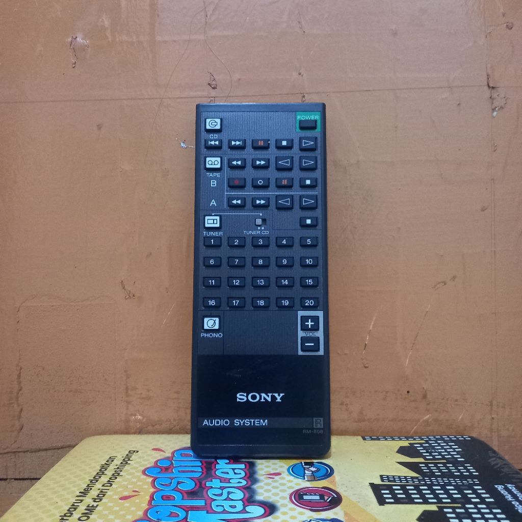 REMOTE AUDIO SYSTEM SONY SERI RM-808 ORIGINAL