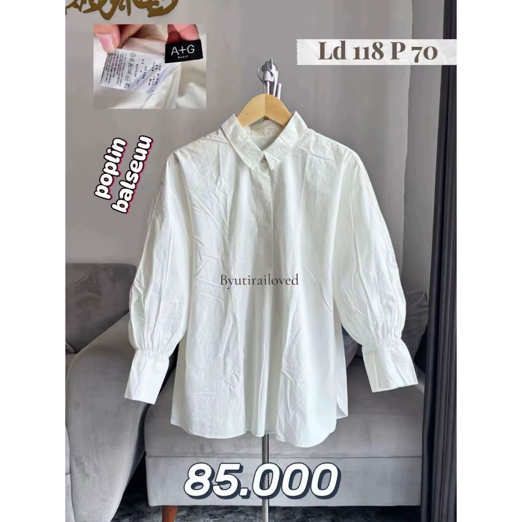 atasan wanita putih pl kemeja dan blouse wanita kemeja putih blouse putih kemeja ATG sailor putih by