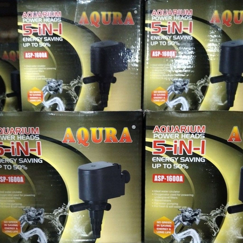Aqura ASP 1600A aquarium power head (body besar)
