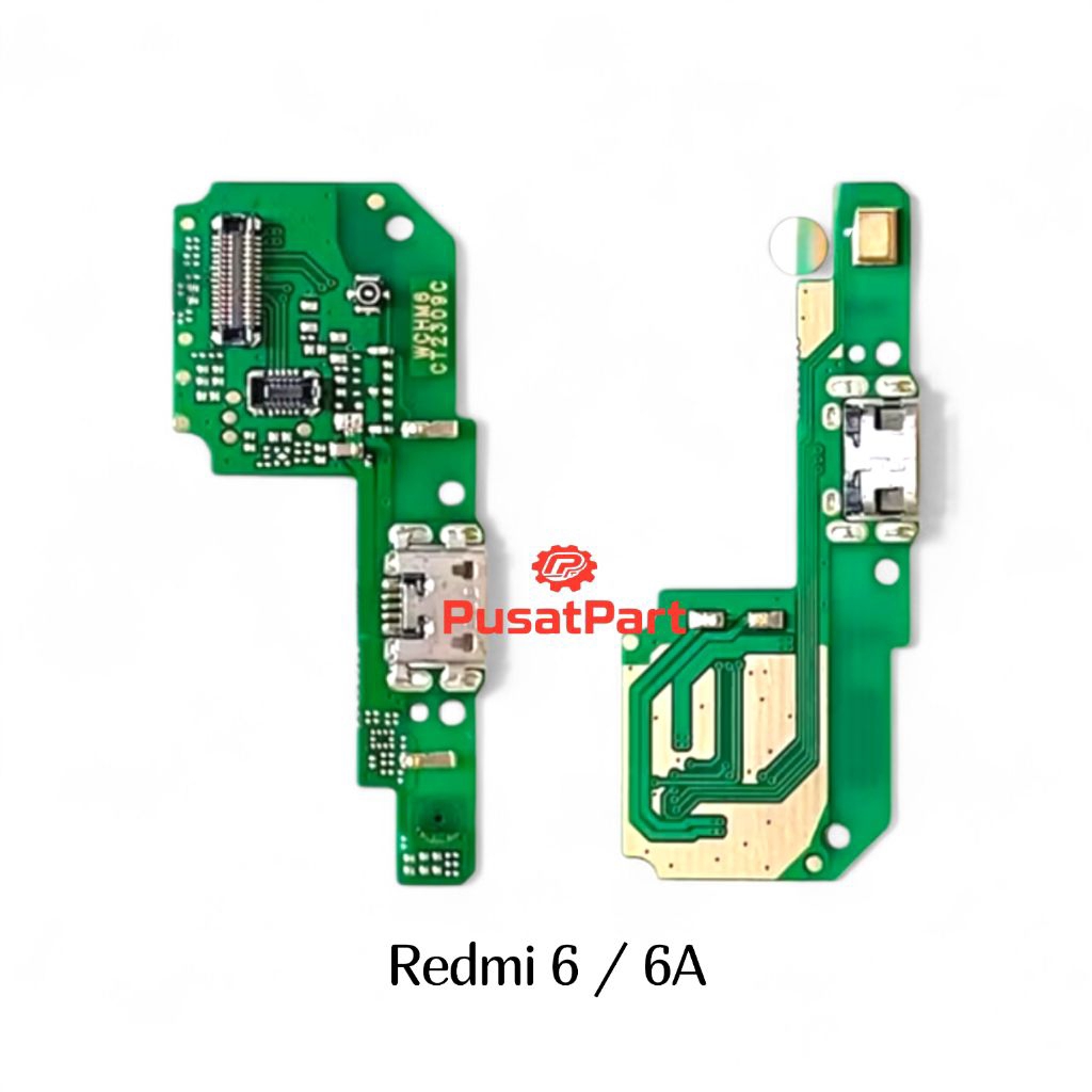 PAPAN CHARGER / KONEKTOR CAS / PCB REDMI 6 / 6A + IC