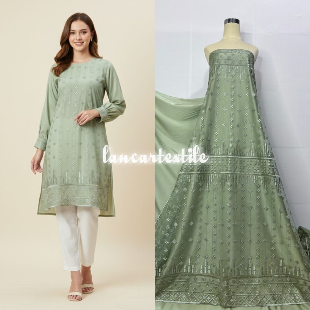 Obral Kain Tile Sapto Etnik / Sapto Etnik / Bahan Kebaya