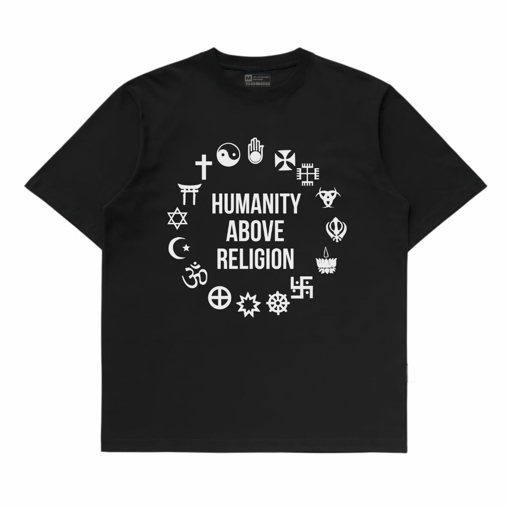 Kaos Distro Hummanity Above Religion