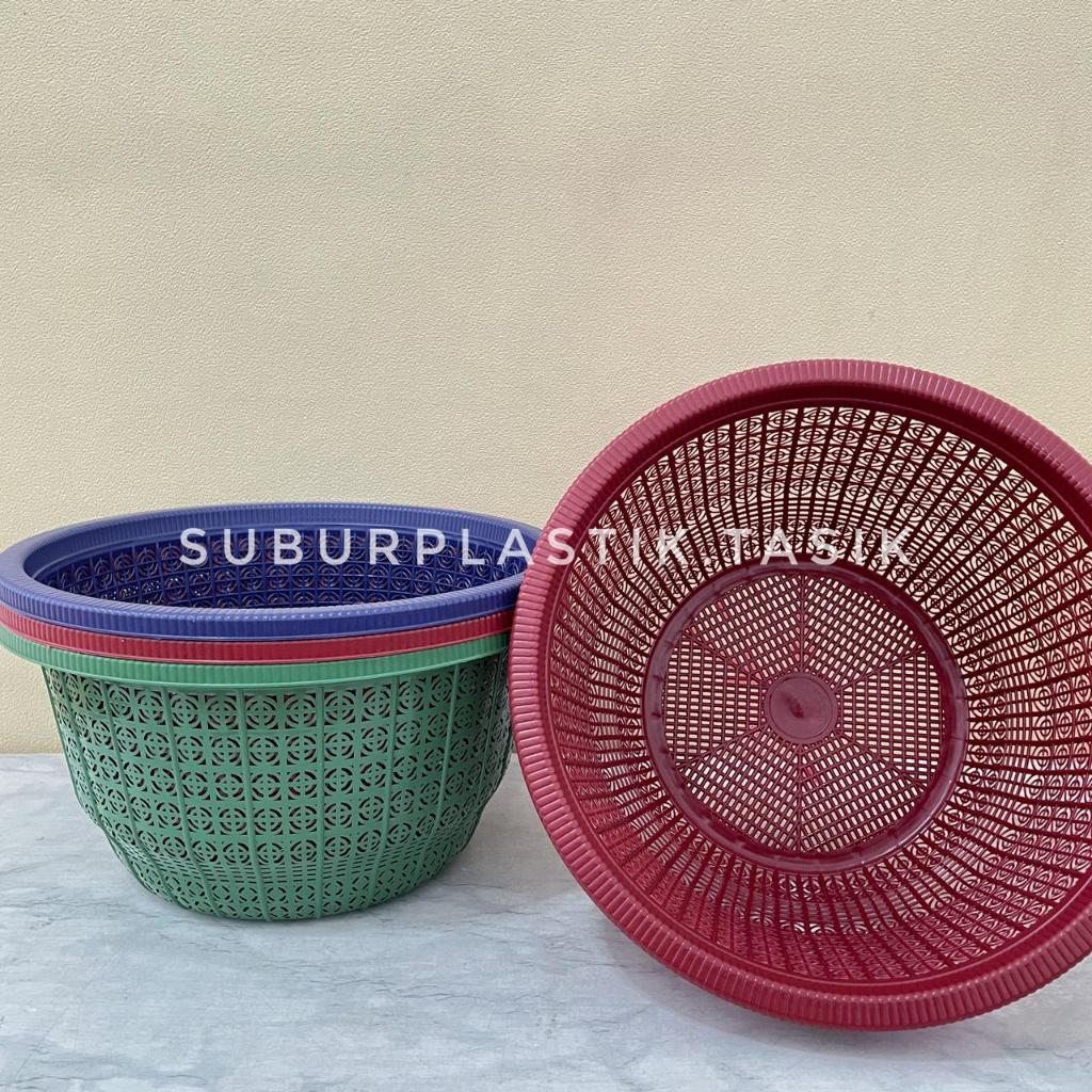 [12 pcs] Wakul Prasmanan JSP 4001 Sangku Nasi Plastik Wadah Serbaguna Bakul Tebal Berkat Hajatan