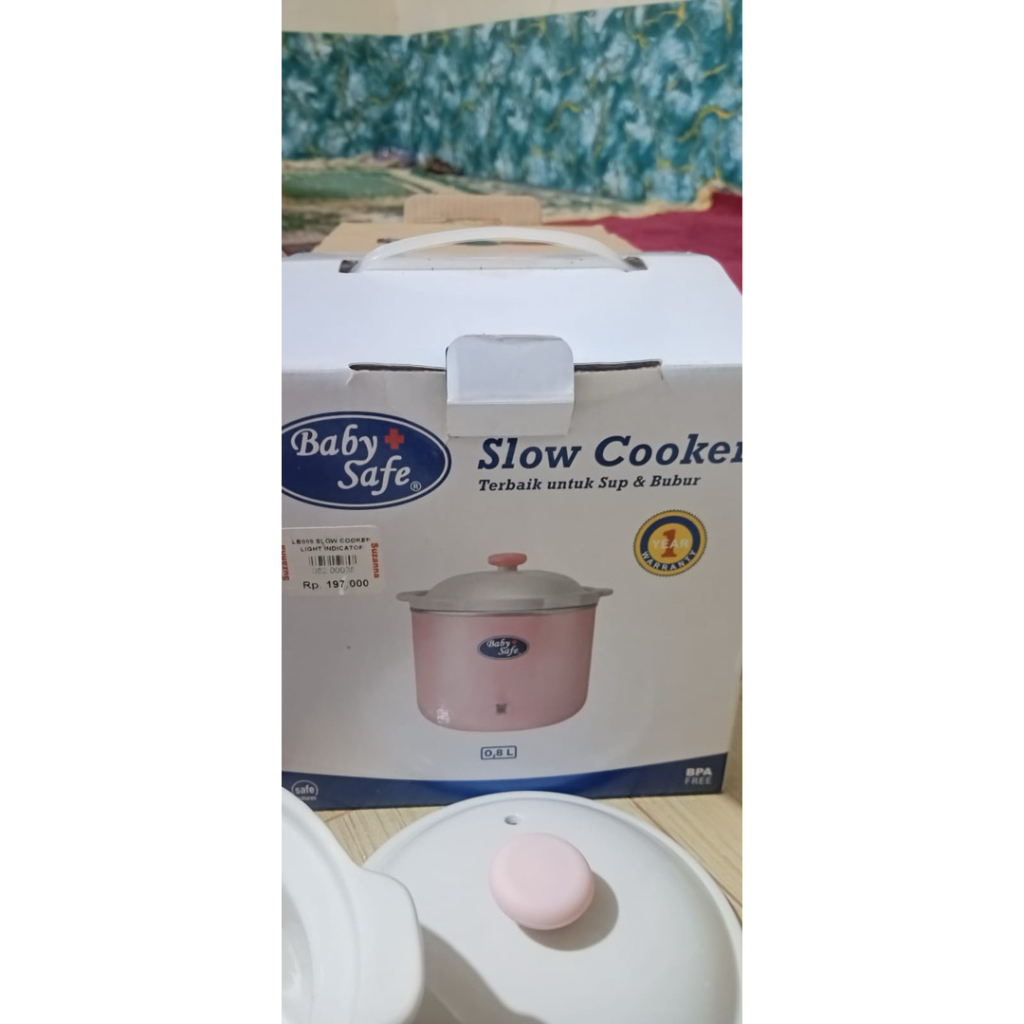 [preloved] slow cooker babysafe (pink)