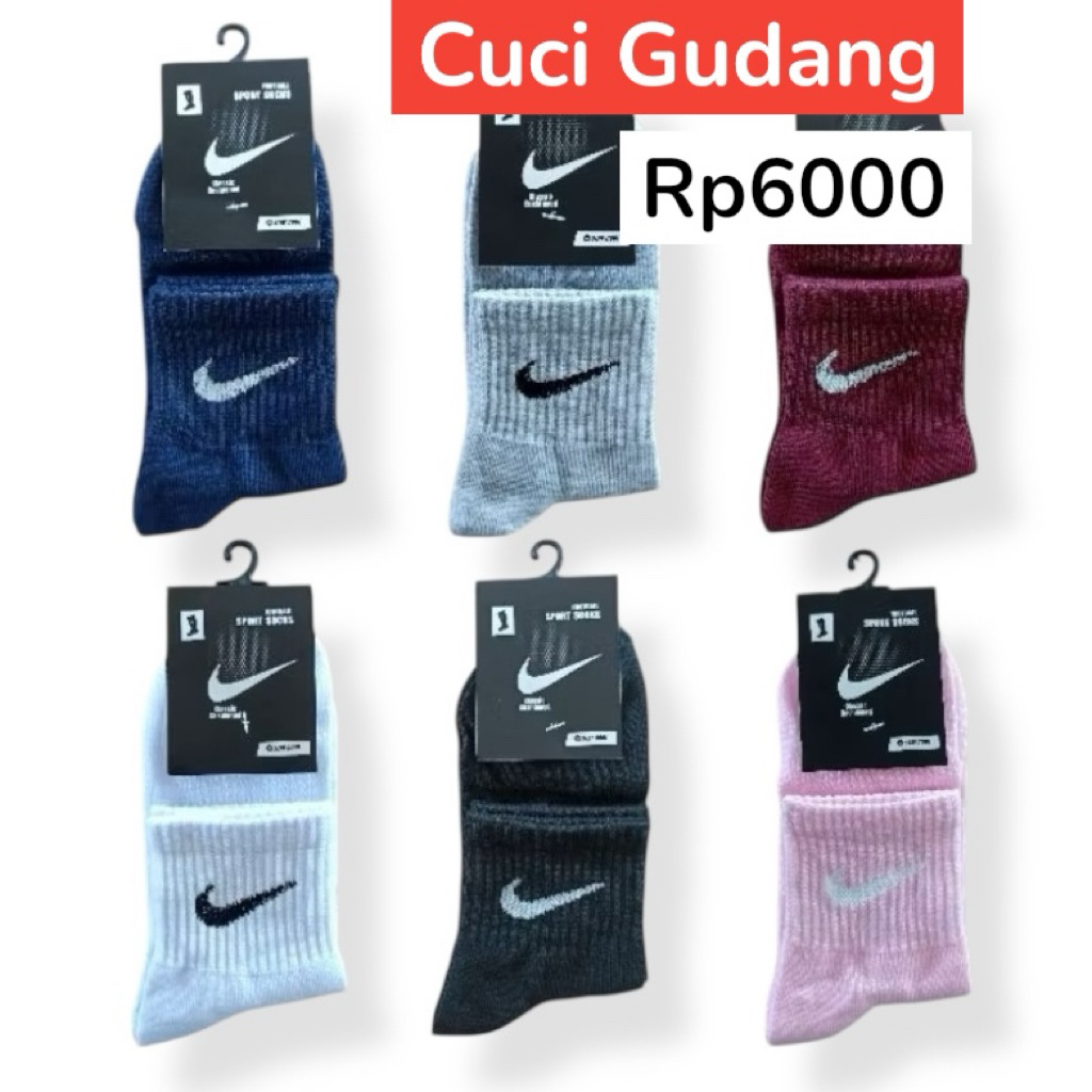 Kaos kaki olahraga logo Nike | kaos kaki pria | kaos kaki wanita | kaos kaki sport | kaos kaki Nike