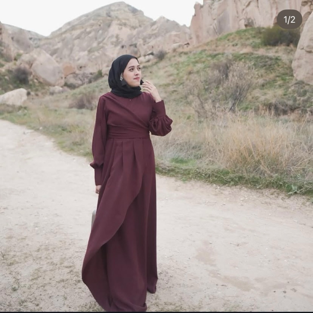 preloved cappa dress by herways.id