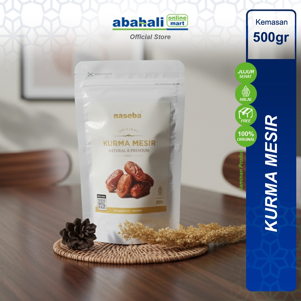 Naseba Kurma Golden Valley 500gr Kurma Mesir  Kurma Basah Untuk Buka Puasa Kemasan Plastik Premium