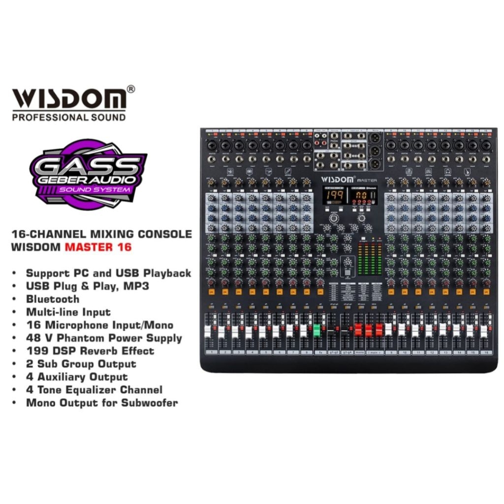 mixer Wisdom master 8 mixer wisdom master 12 wisdom master 16 chanel