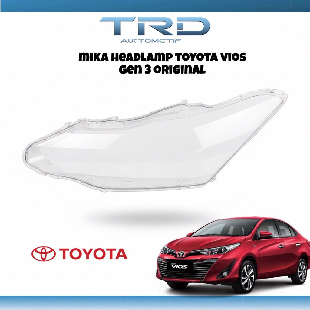 mika headlamp lampu depan toyota vios gen 3 original 2013 2014 2015 2016 2017 kanan atau kiri mika k