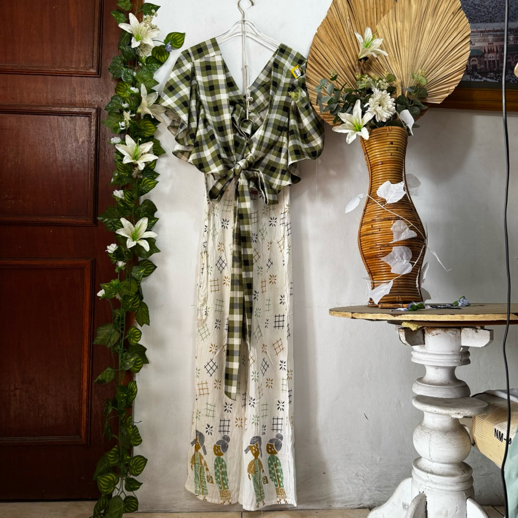 Set Blouse Celana Rayon Batik