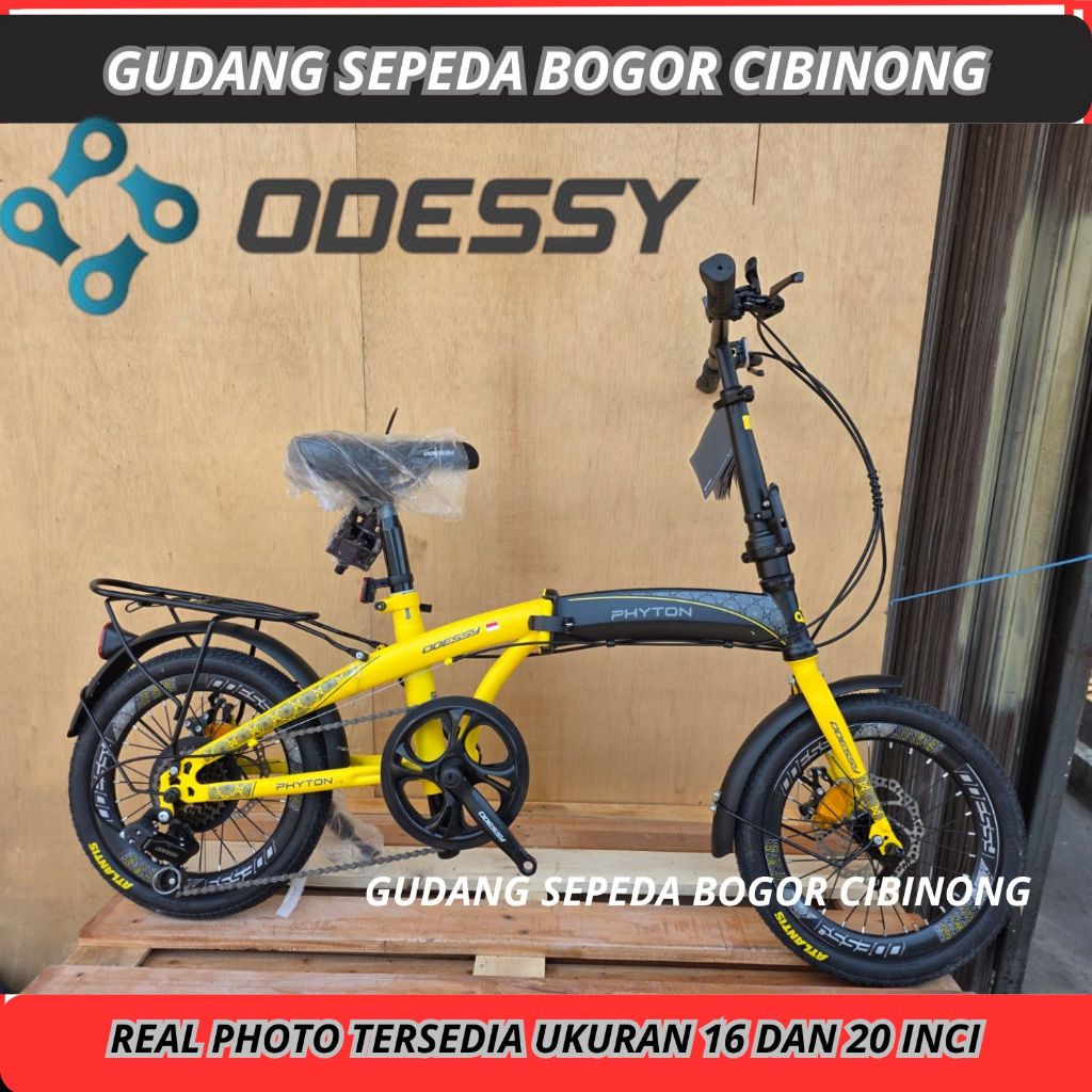 Sepeda Lipat 16 Odessy Phyton Boncengan