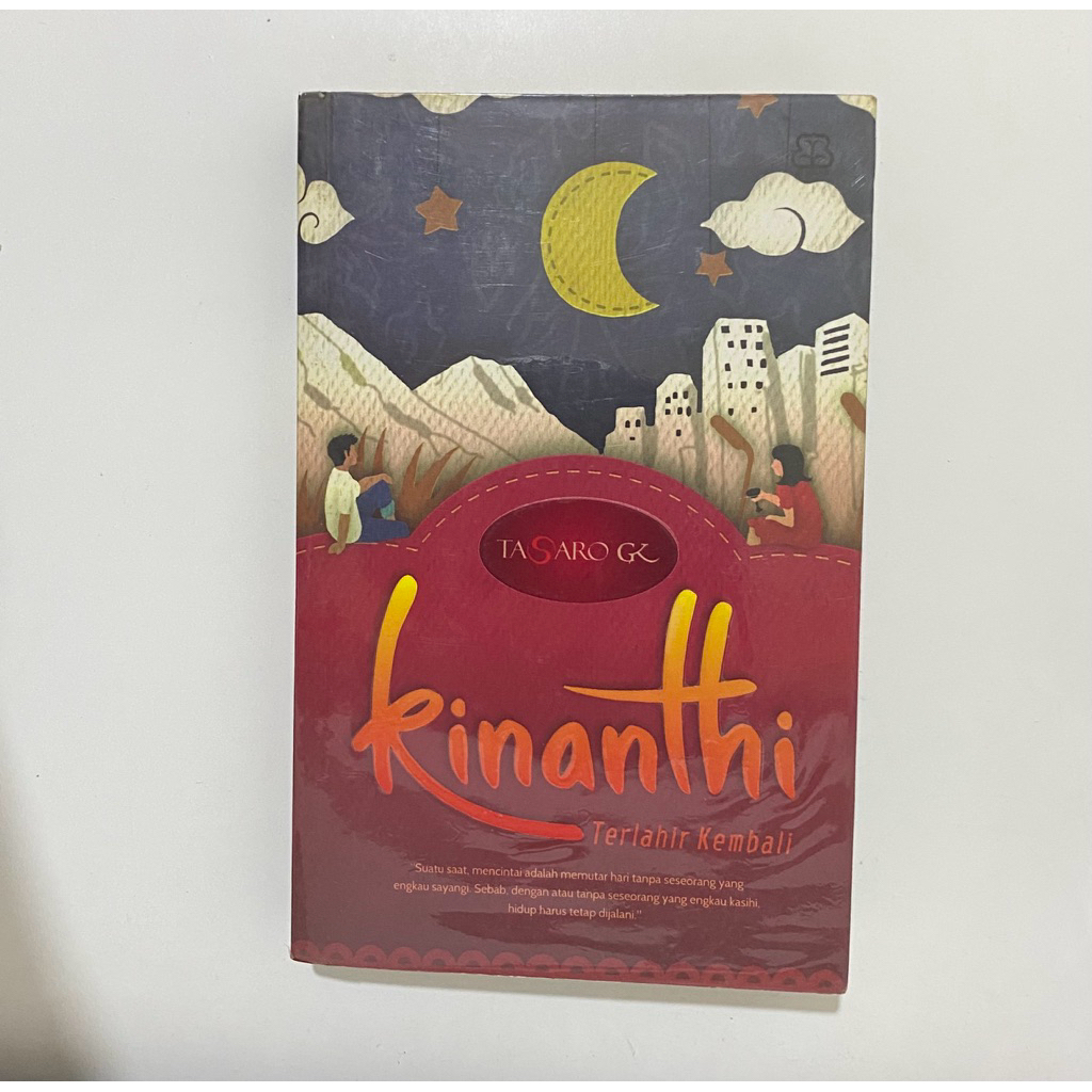 Preloved Novel Indonesia Kinanthi: Terlahir Kembali, oleh Tasaro GK