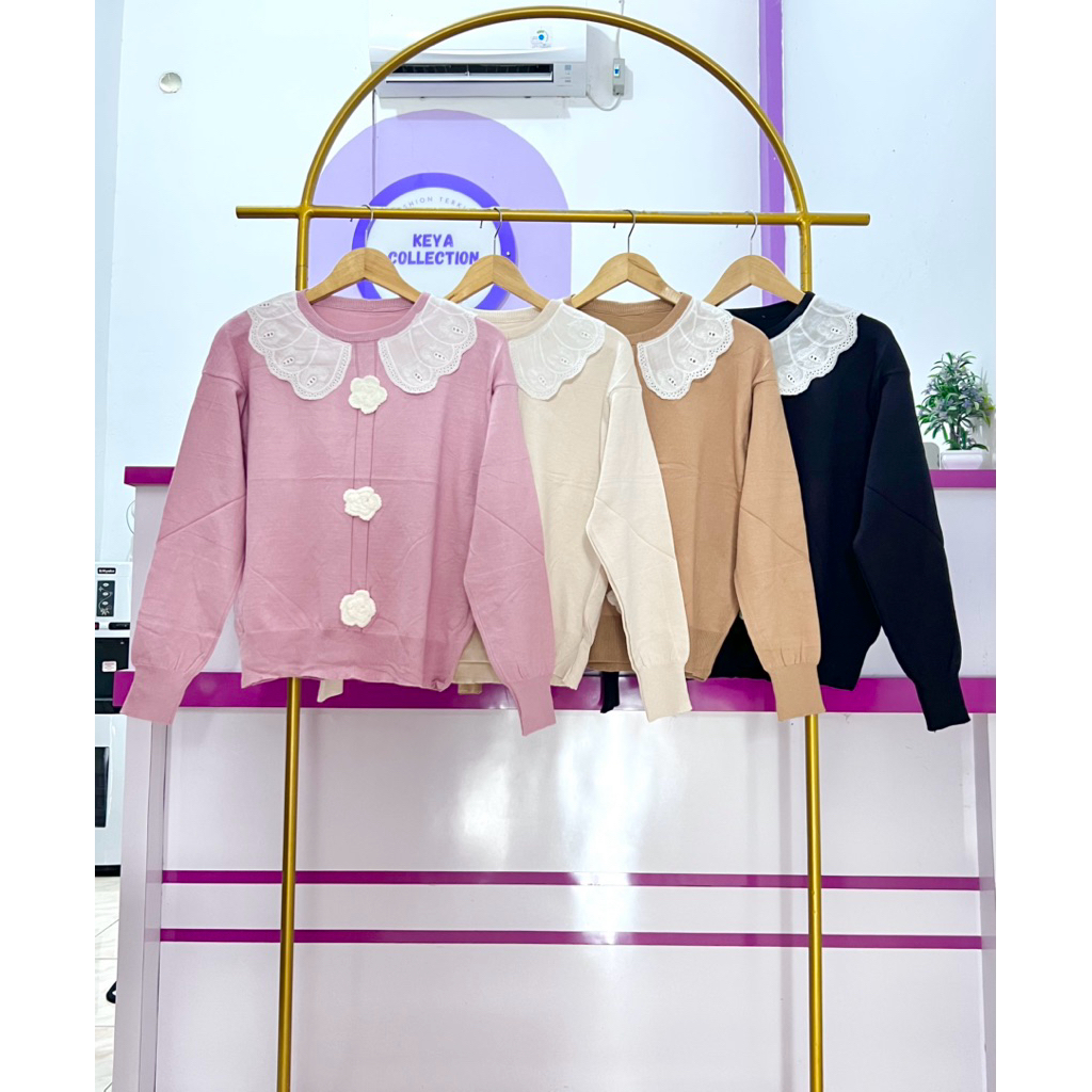 BLOUSE KNIT IMPORT/BLOUSE RAJUT IMPORT