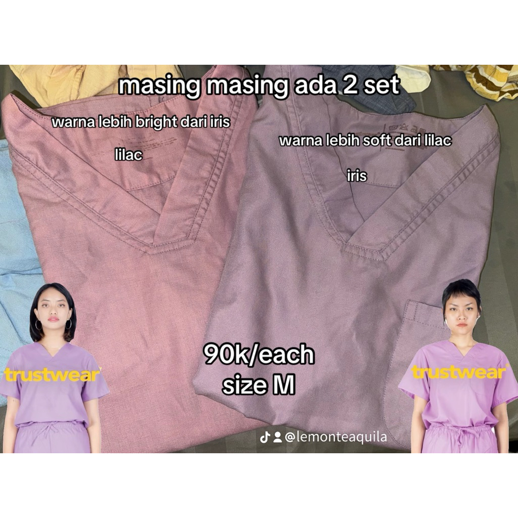 preloved baju jaga scrub ok TRUSTWEAR