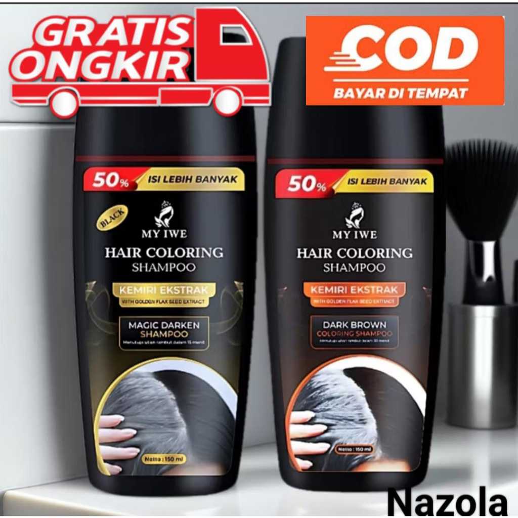 Penghilang Uban Permanen Shampo Anti Uban Ampuh 150 ML