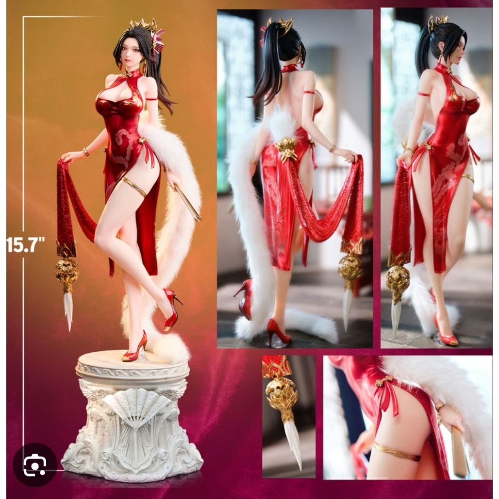 BearPanda x Biya 1/6 Pvc Statue The King Of Fighters Mai Shiranui Hong Shang Wu Ver.