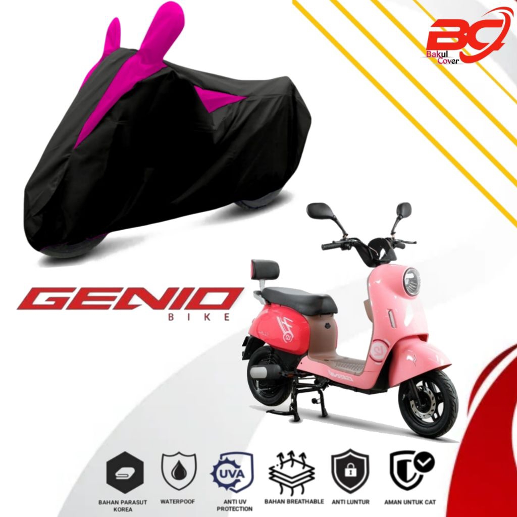 sarung sepeda listrik anti air GENIO VESTRA L1,VESTRA L2, cover sepeda listrik waterproof,selimut se
