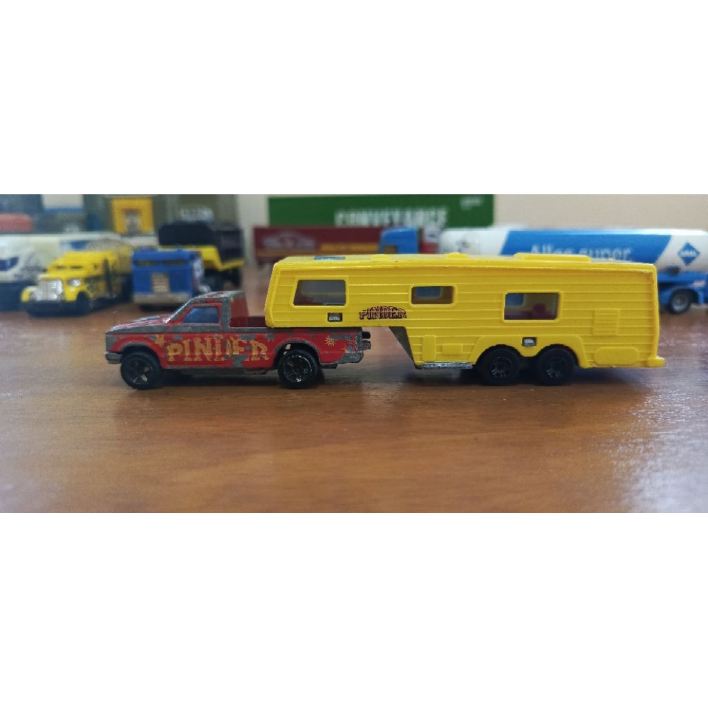 Diecast Majorette Camping Car RARE VINTAGE