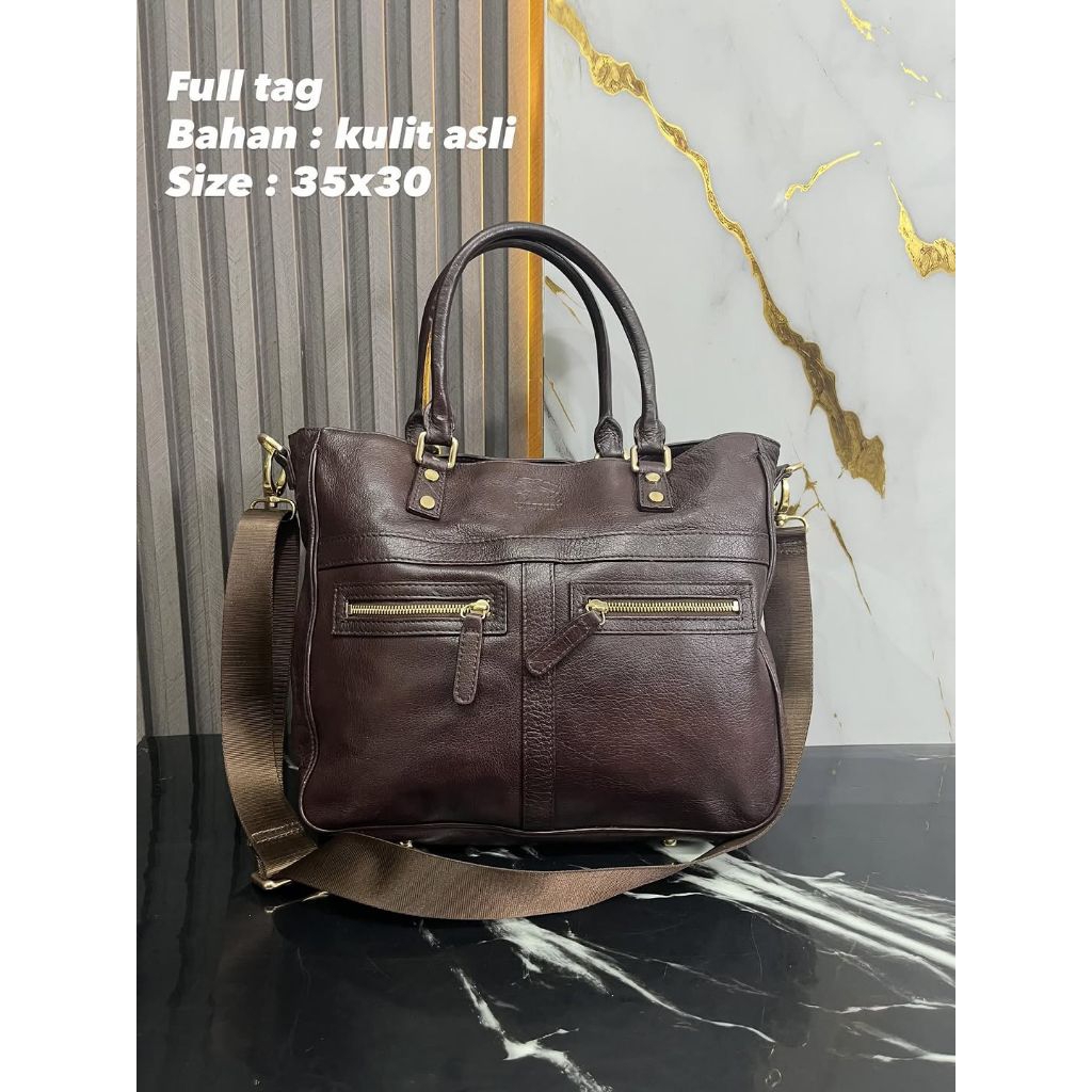preloved tas kulit bur___berry original