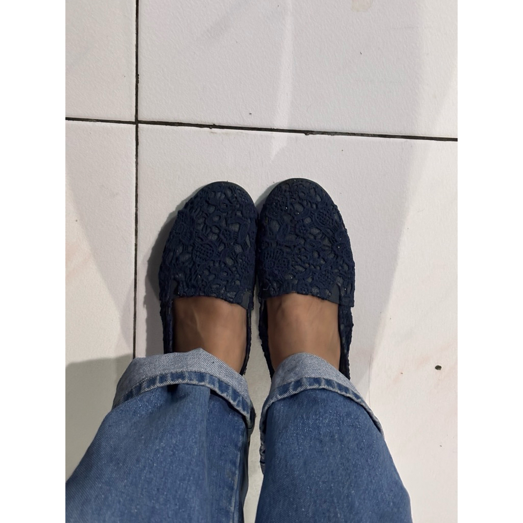 flatshoes airwalk slip on navy preloved