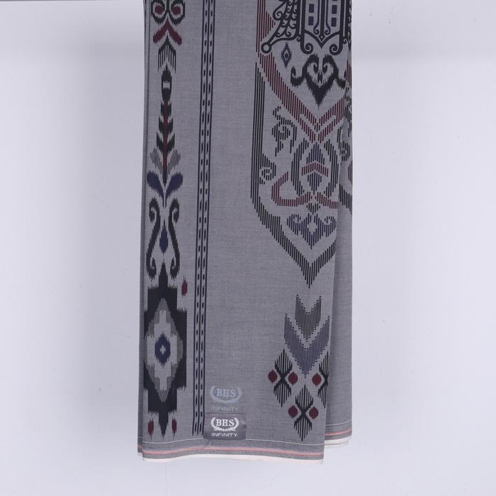 Sarung BHS Infinity Silver Motif V32 EKB Abu-Abu 02 - abu
