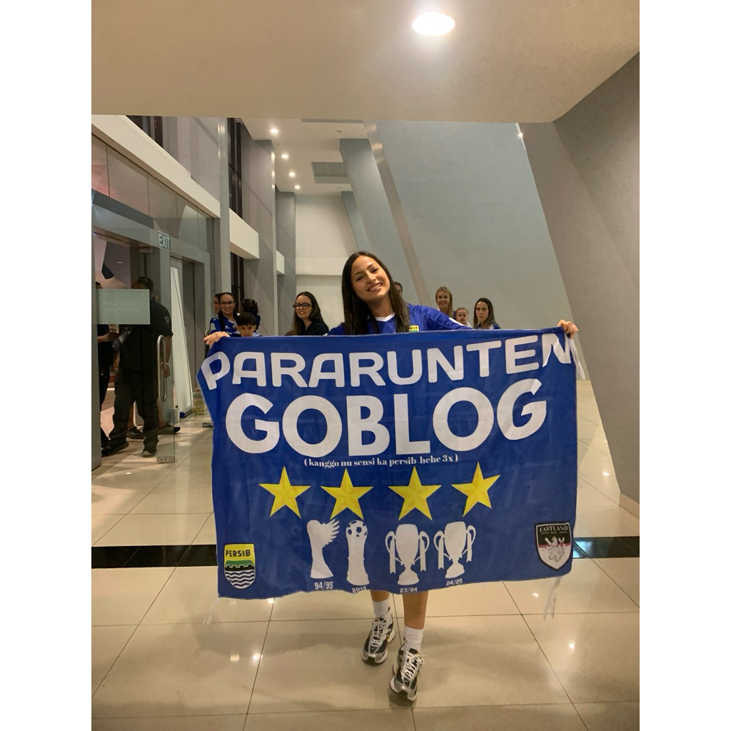 bendera persib suporter club bola custom giant flag timnas indonesia viking pemain persib bobotoh