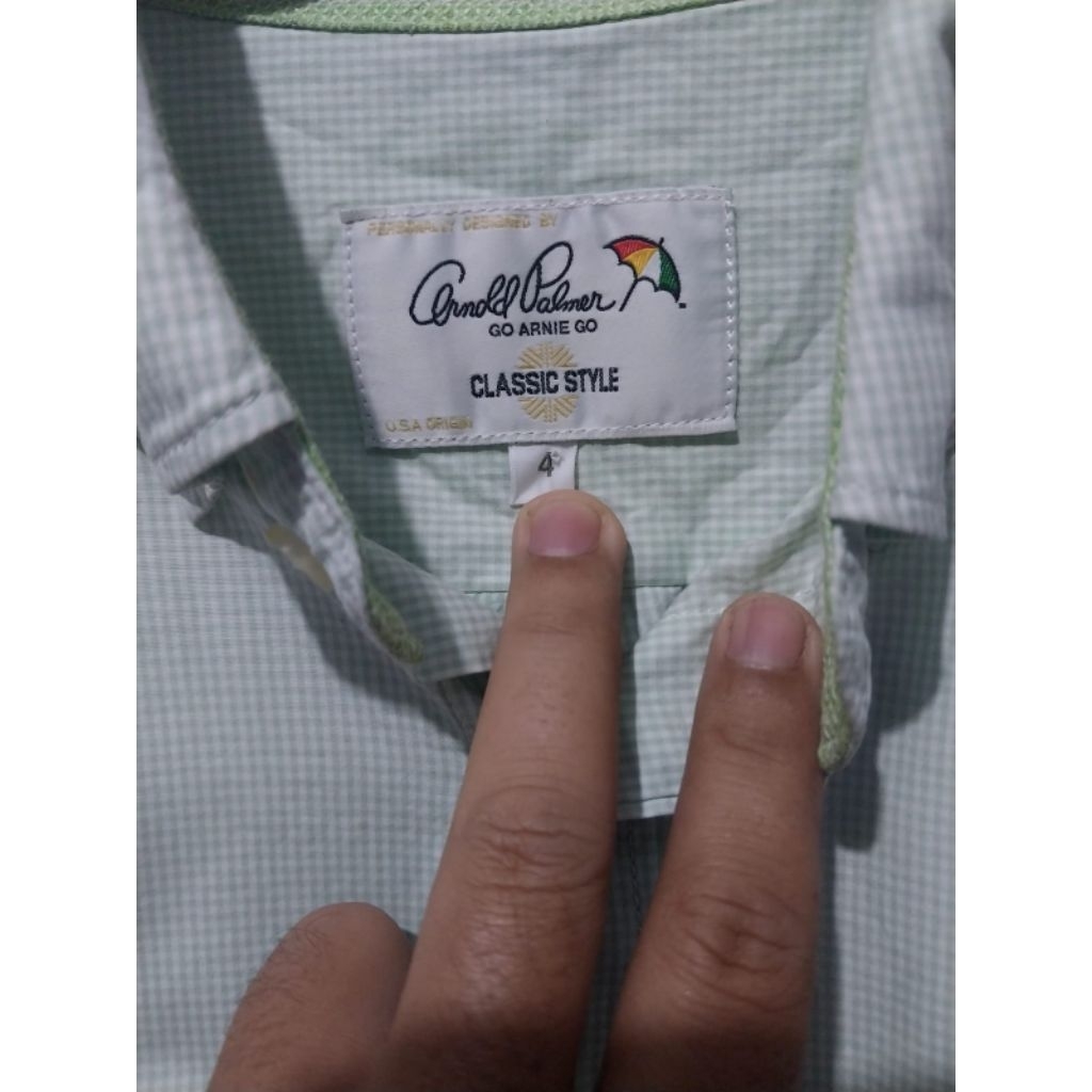 kemeja arnold palmer second bekas preloved