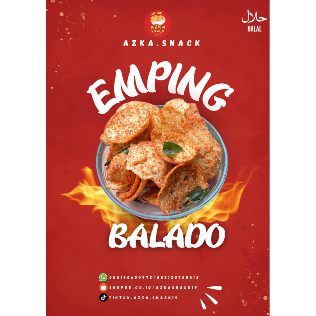 Emping Medan (Balado)