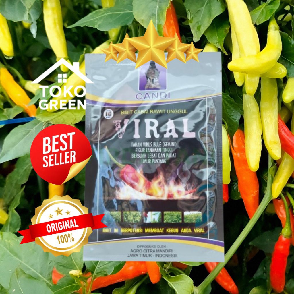 Benih Cabe Rawit Unggul VIRAL 10 Gram - ORIGINAL