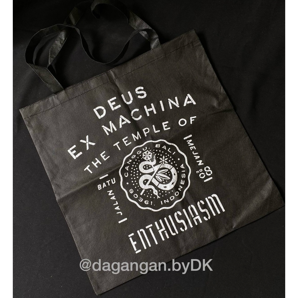 Tas Tote Bag Deus Ex Machina Original Full Black