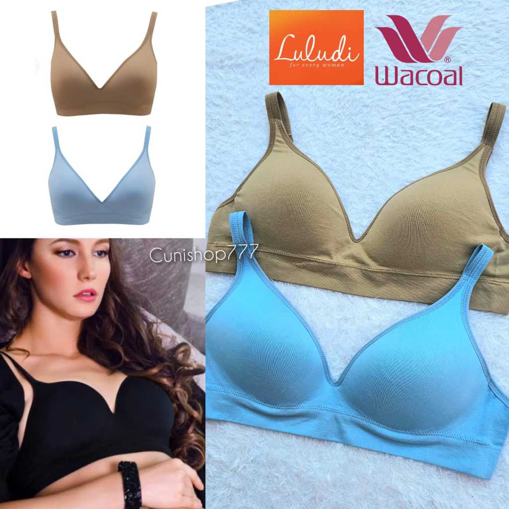 LULUDI By WACOAL BRA FEEL FREE LB 5808 34B 34C 36B 36C 38B 38C TANPA KAWAT BUSA NORMAL BH POLOS WIRE