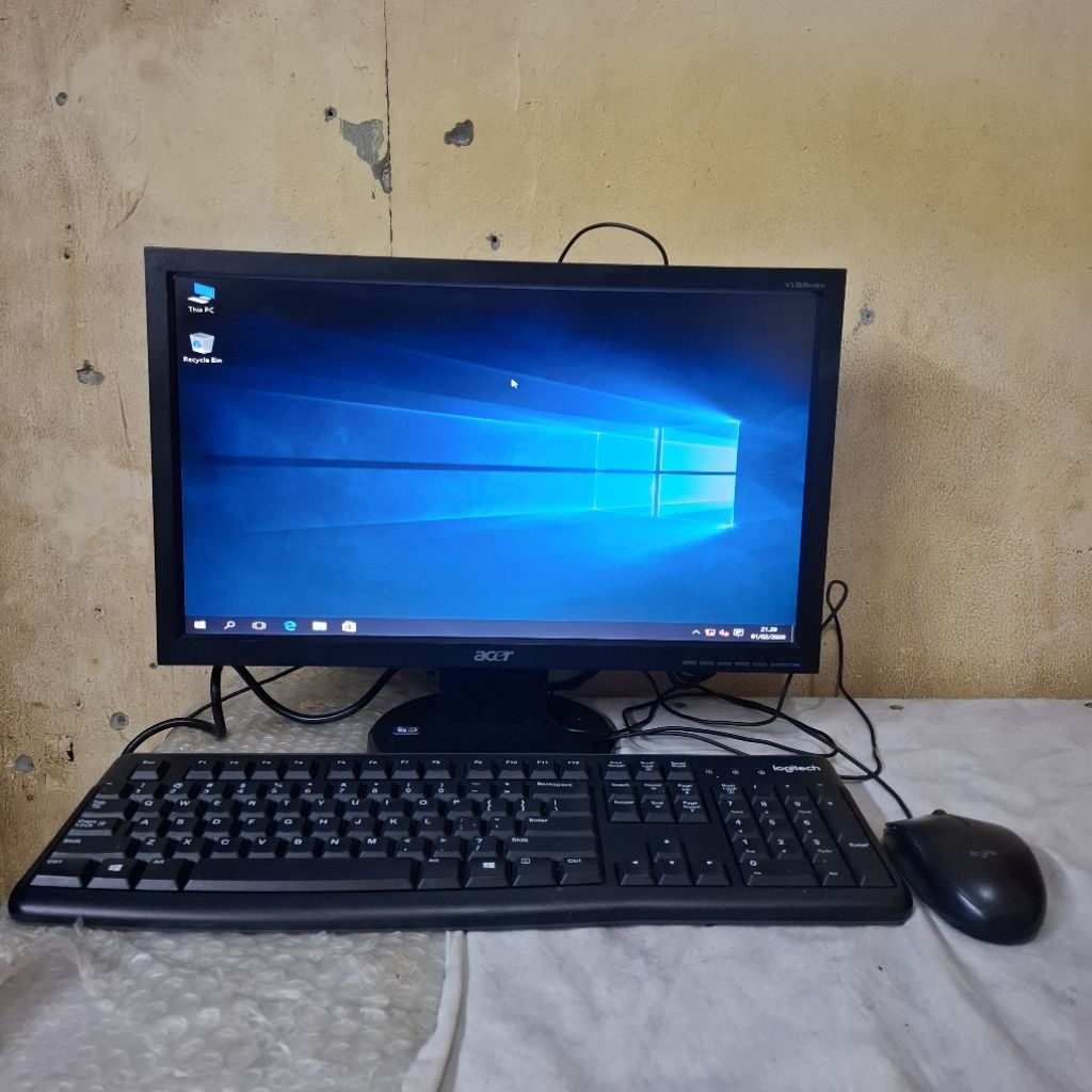 PC MINI Z8350 1.44GHz Ram 2gb Ssd 29gb win 10 layar 19 inch