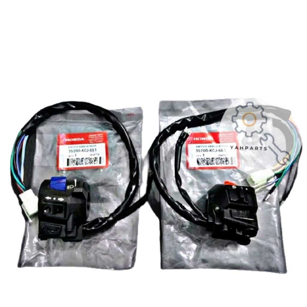 Tombol Saklar Holder Kanan Kiri Honda Tiger Lama, Tiger Revo New, Saklar Switch 2pcs Kanan Kiri Tige