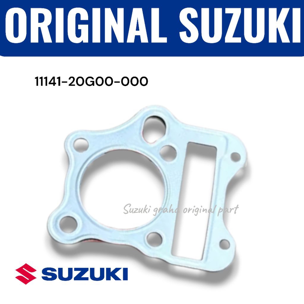 PAKING GASKET BLOK HEAD SHOGUN FD 125 PAKING BLOK HEAD  SUZUKI SHOGUN FD 125 ORIGINAL SGP