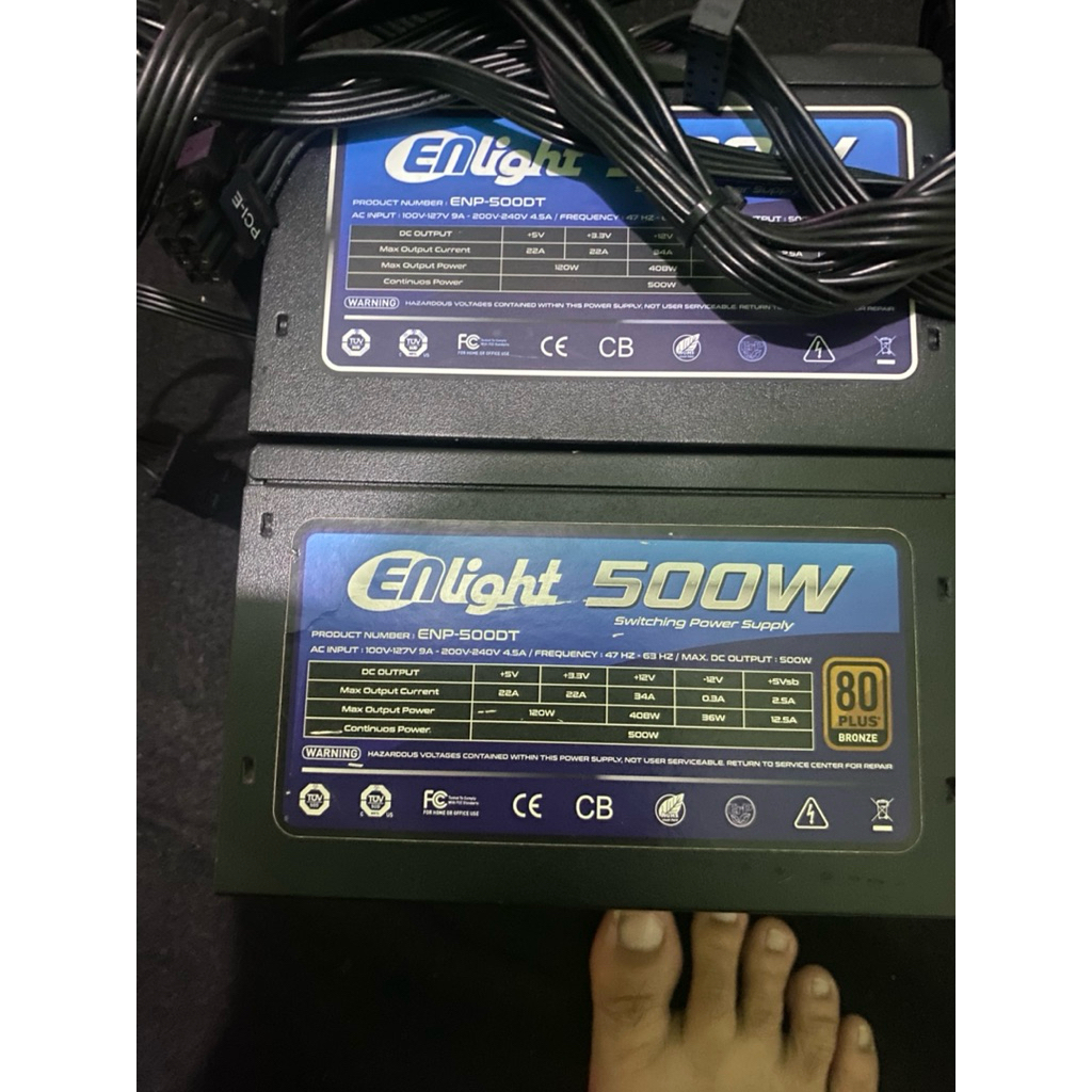 PSU enlight 500W 80+ Bronze