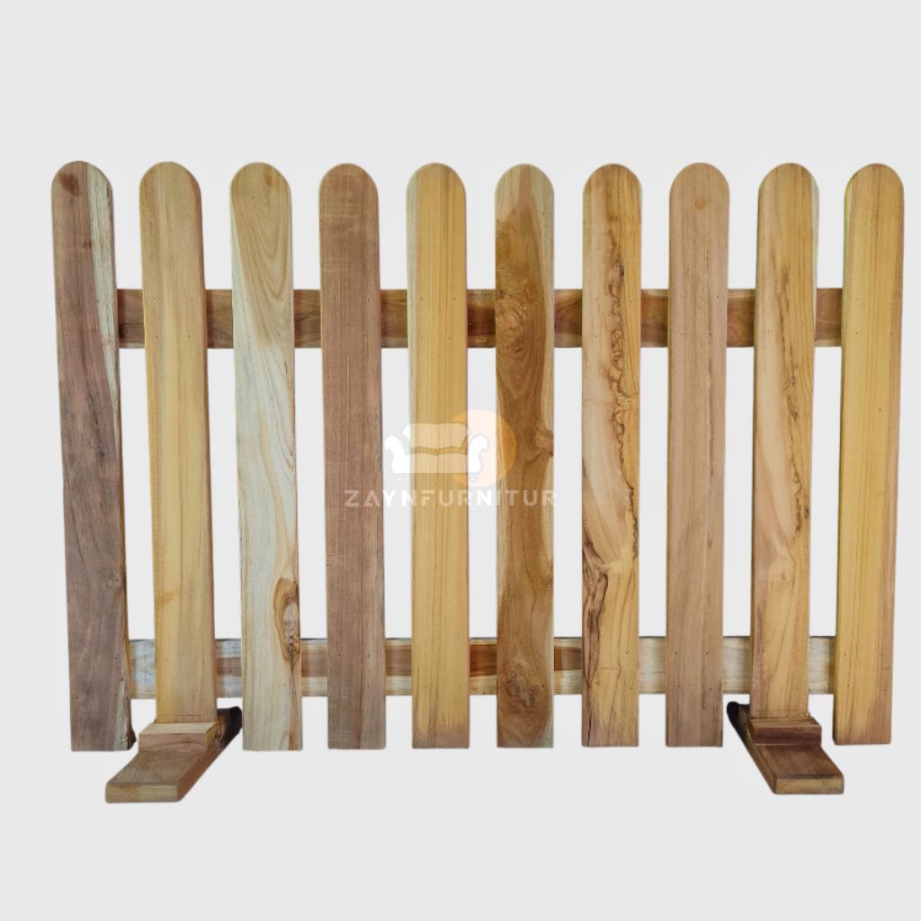 Pagar Pintu Rumah Teras Kayu Jati Jepara