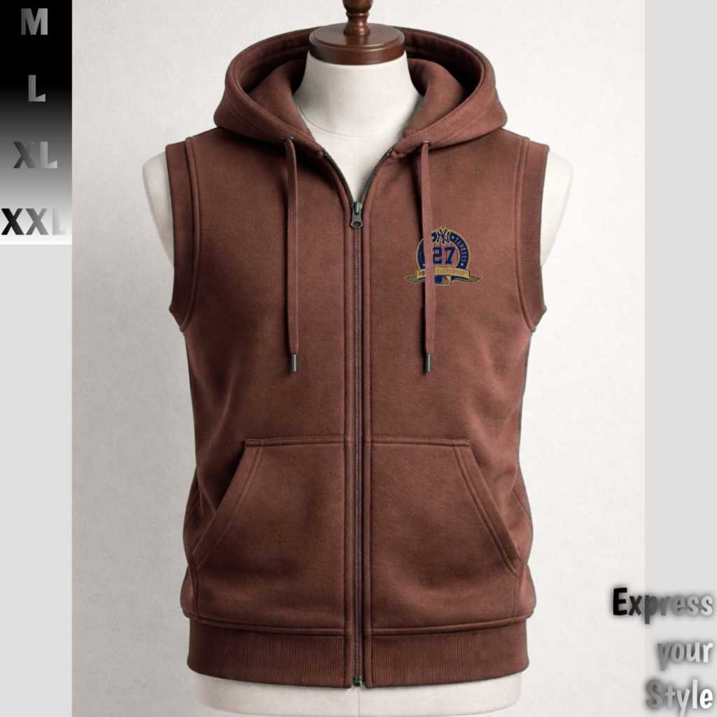 Sweater Hoodie Zipper Lekbong Unisex Pria Wanita - Rompi Vast Bahan Fleece 280gsm Premium Distro