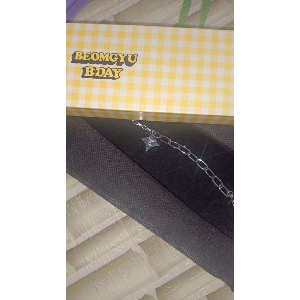 BEOMGYU BRACELET BIRTHDAY OFFICIAL